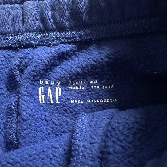 GAP Kids Royal Blue Joggers with Black Accents - Picture 3 of 4